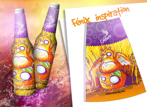 FÉNIX INSPIRATION - návrh na obal láhve 1